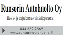 Runsorin Autohuolto Oy logo